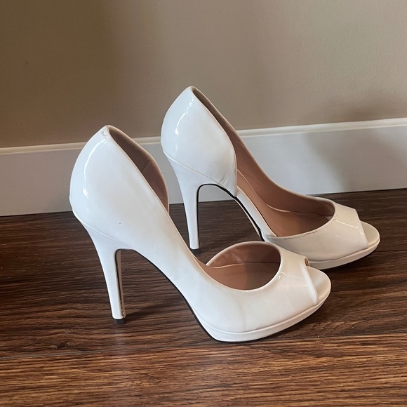 Brand New White Heels - Picture 2 of 2